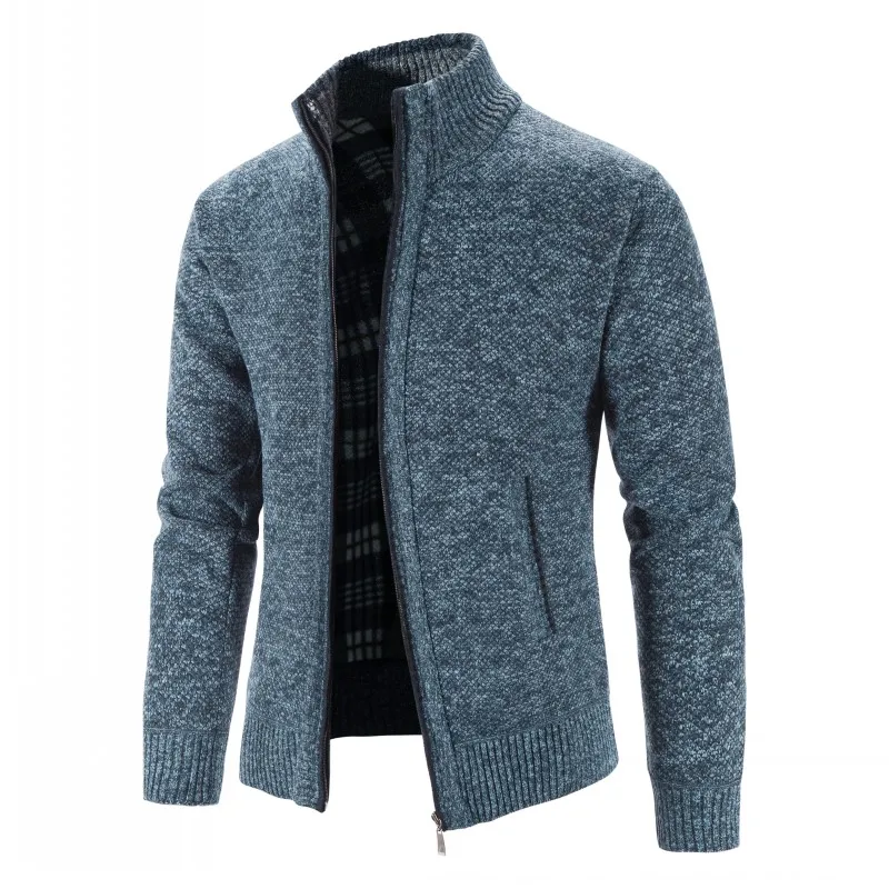 Herren Herbst Jacke Übergangsjacke Warme Sweatjacke Outdoor Zipper Sweater NEU