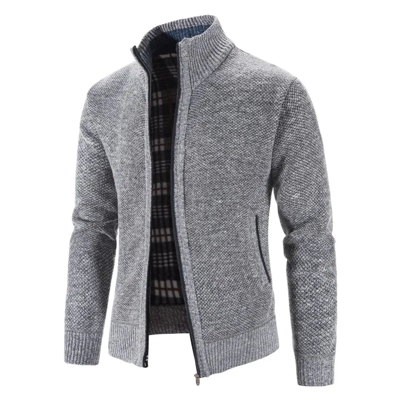 Herren Herbst Jacke Übergangsjacke Warme Sweatjacke Outdoor Zipper Sweater NEU