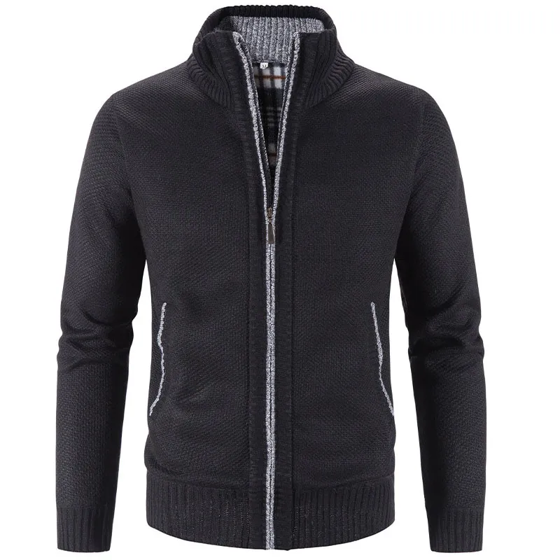 Herren Herbst Jacke Übergangsjacke Warme Sweatjacke Outdoor Zipper Sweater NEU