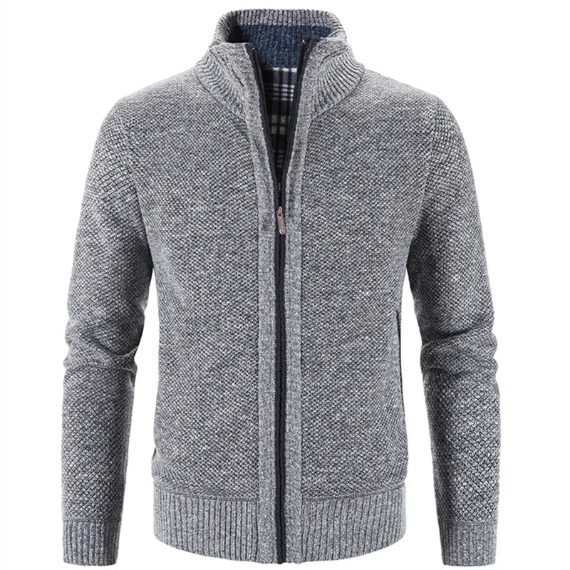 Herren Herbst Jacke Übergangsjacke Warme Sweatjacke Outdoor Zipper Sweater NEU
