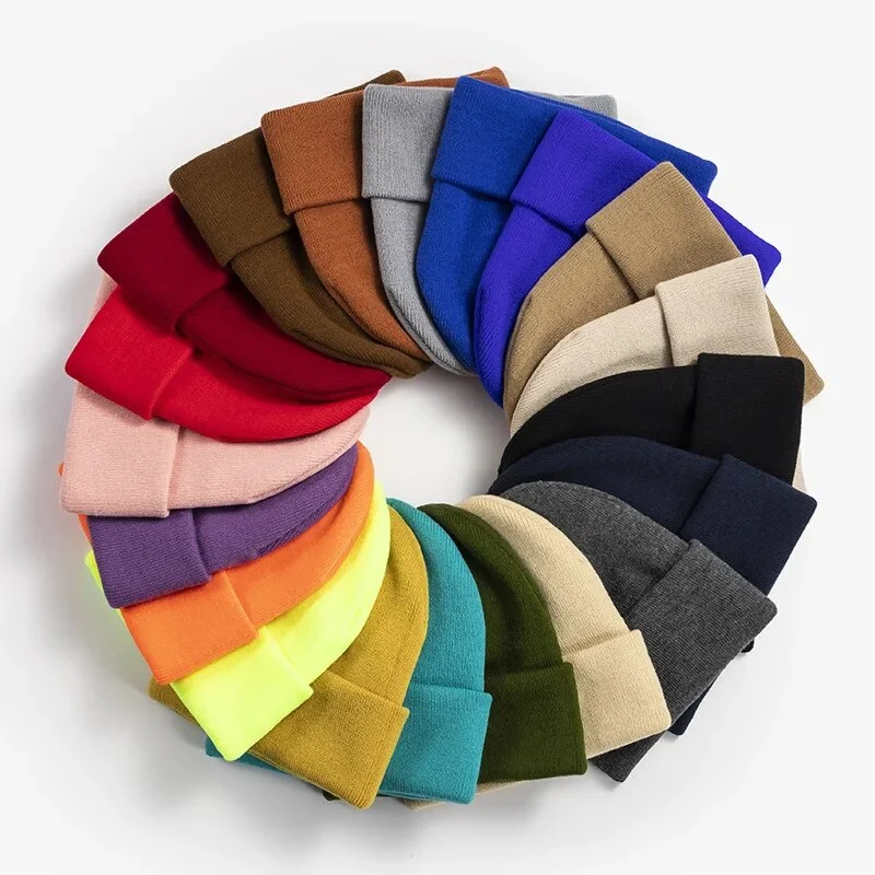 20 Farben Warme Herren Damen Wintermütze Woll Mütze Strickmütze Kappe Hut Unisex