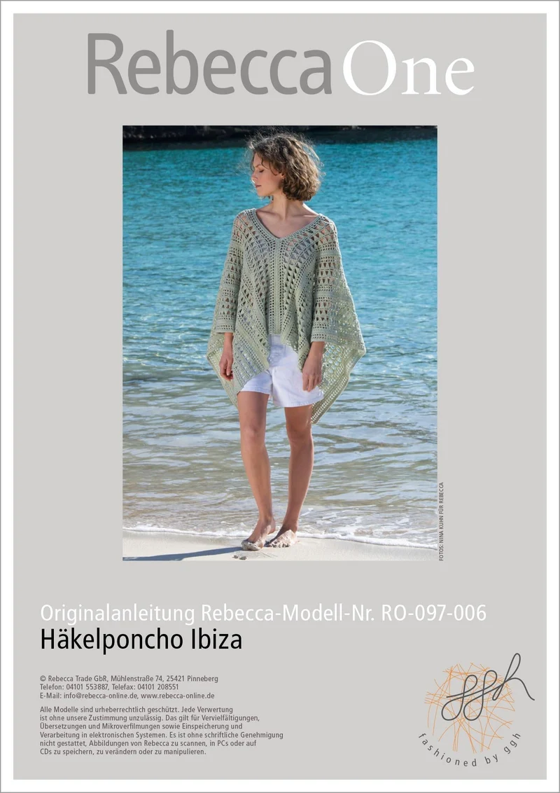 Anleitung - Häkelponcho Ibiza