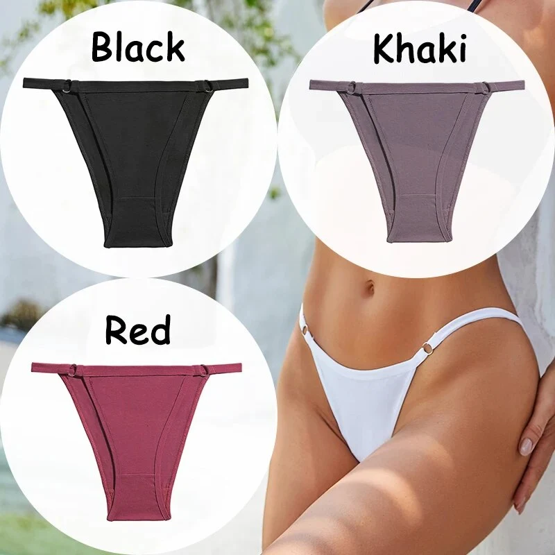 3 Stk Frauen Tanga G-String Höschen Sexy Schlüpfer Slip Dessous Unterwäsche