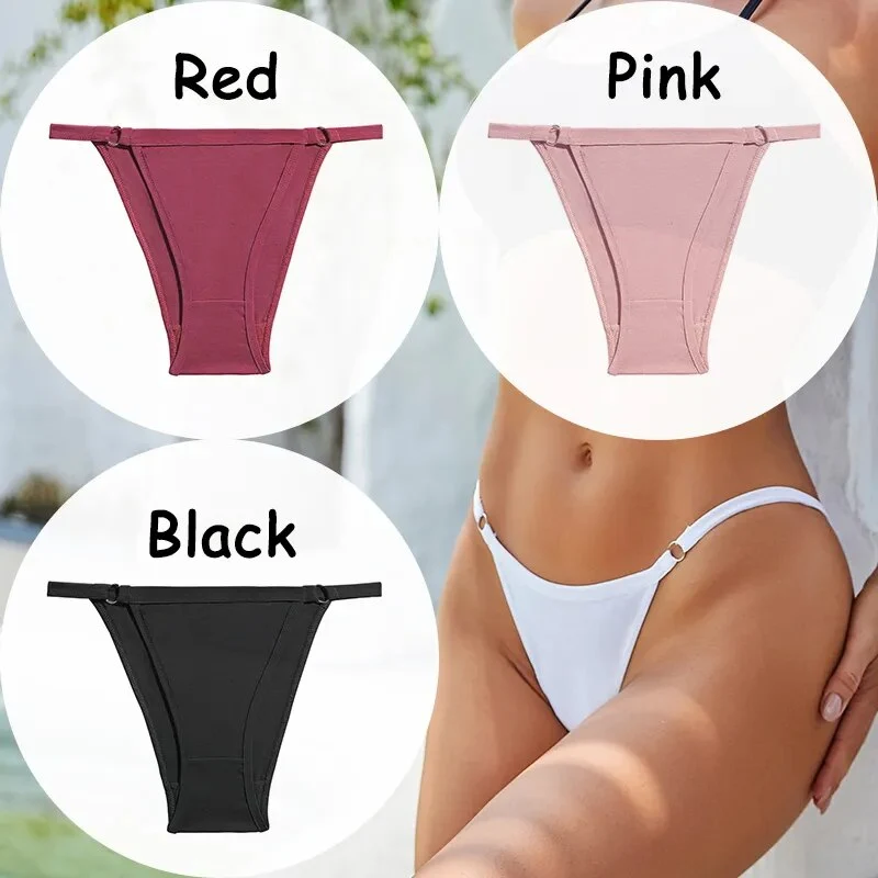 3 Stk Frauen Tanga G-String Höschen Sexy Schlüpfer Slip Dessous Unterwäsche