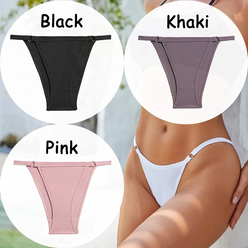 3 Stk Frauen Tanga G-String Höschen Sexy Schlüpfer Slip Dessous Unterwäsche