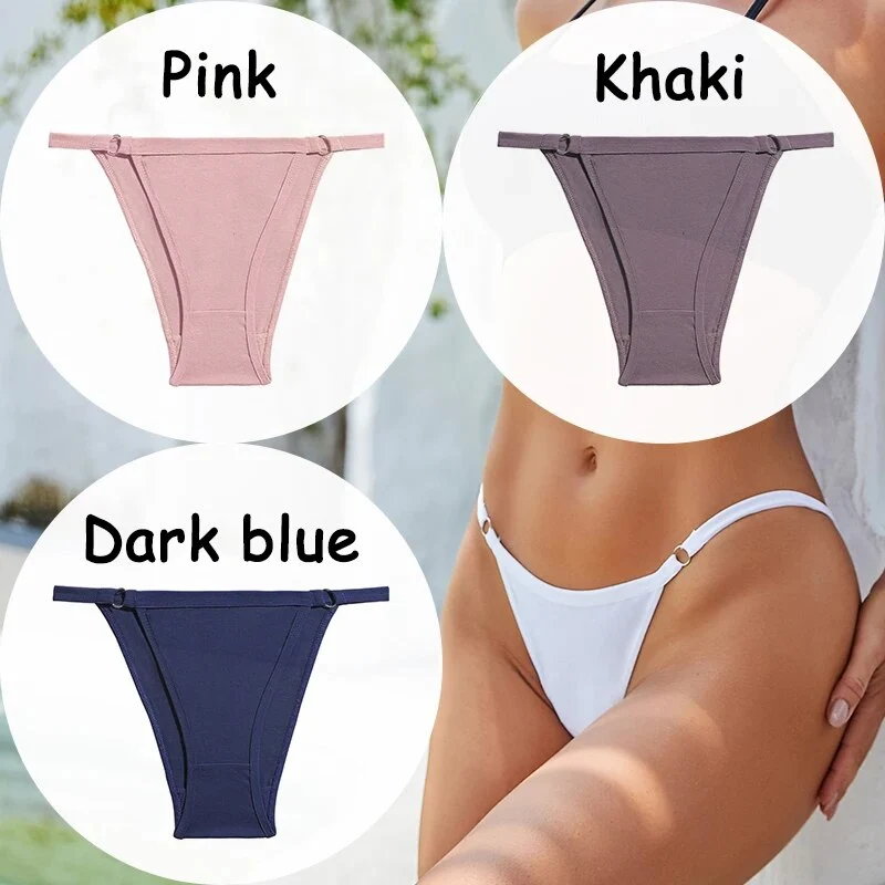 3 Stk Frauen Tanga G-String Höschen Sexy Schlüpfer Slip Dessous Unterwäsche