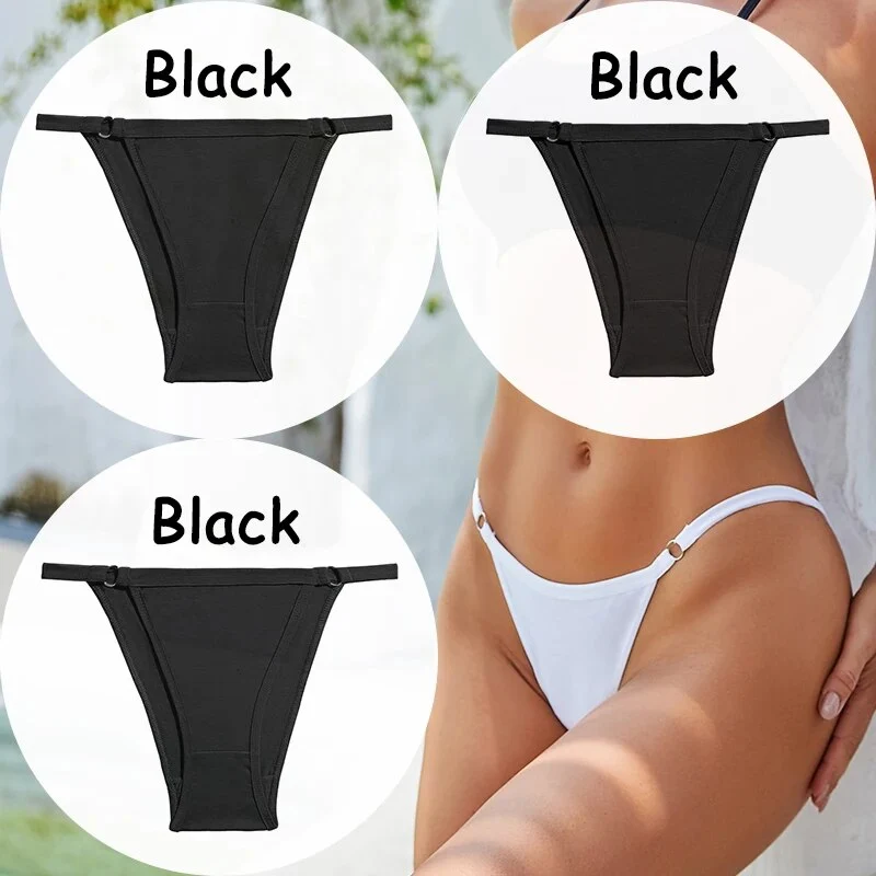 3 Stk Frauen Tanga G-String Höschen Sexy Schlüpfer Slip Dessous Unterwäsche