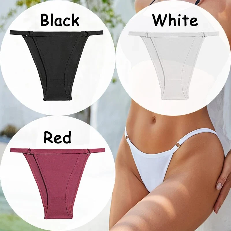 3 Stk Frauen Tanga G-String Höschen Sexy Schlüpfer Slip Dessous Unterwäsche