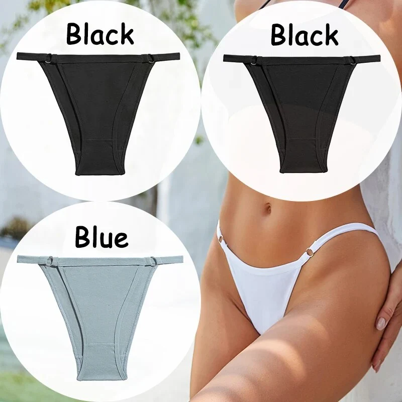 3 Stk Frauen Tanga G-String Höschen Sexy Schlüpfer Slip Dessous Unterwäsche