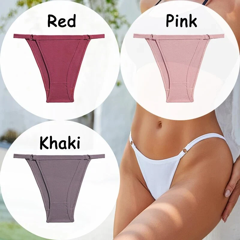 3 Stk Frauen Tanga G-String Höschen Sexy Schlüpfer Slip Dessous Unterwäsche