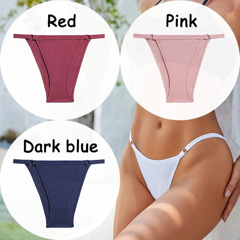 3 Stk Frauen Tanga G-String Höschen Sexy Schlüpfer Slip Dessous Unterwäsche
