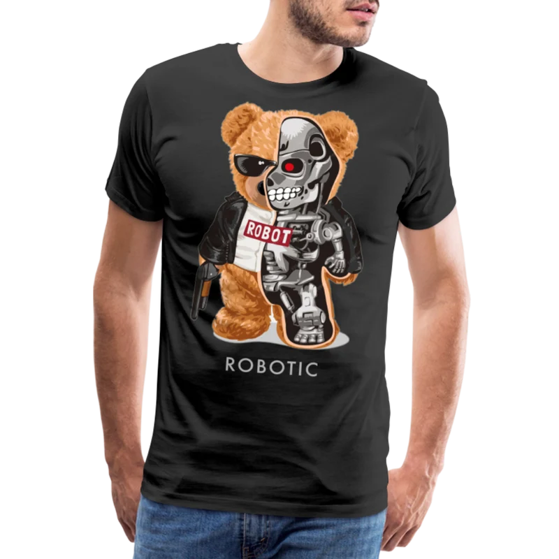 Männer Fashion 3D T-Shirt Rundhals Unisex Sommer Streetwear 100% Baumwolle