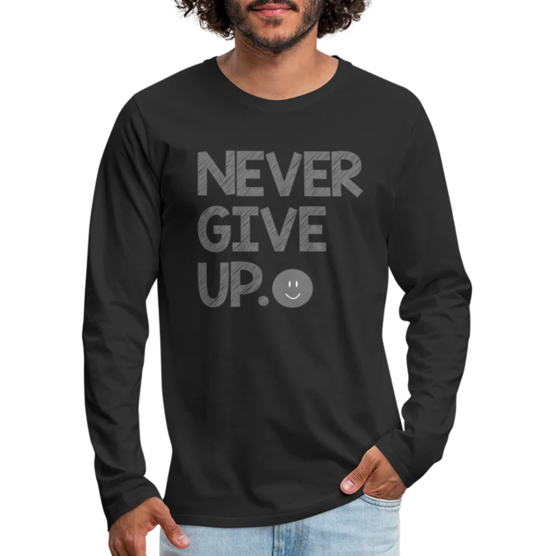 Herren Fashion Langarmshirt Rundhals Unisex Shirt Streetwear