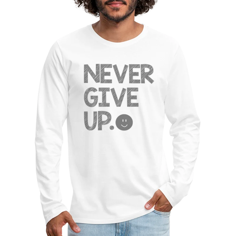 Herren Fashion Langarmshirt Rundhals Unisex Shirt Streetwear