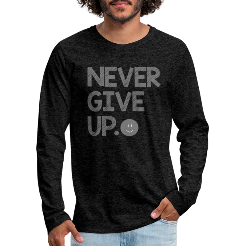 Herren Fashion Langarmshirt Rundhals Unisex Shirt Streetwear