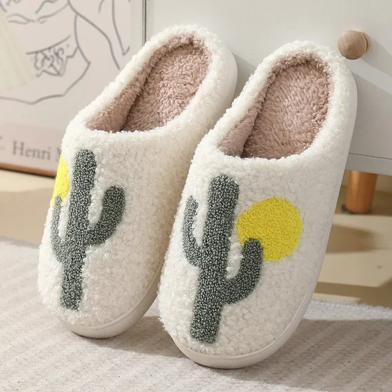 Damen Hausschuhe Pantoffeln Winterschuhe Plüsch Samt Slippers Wärme Gefütterte
