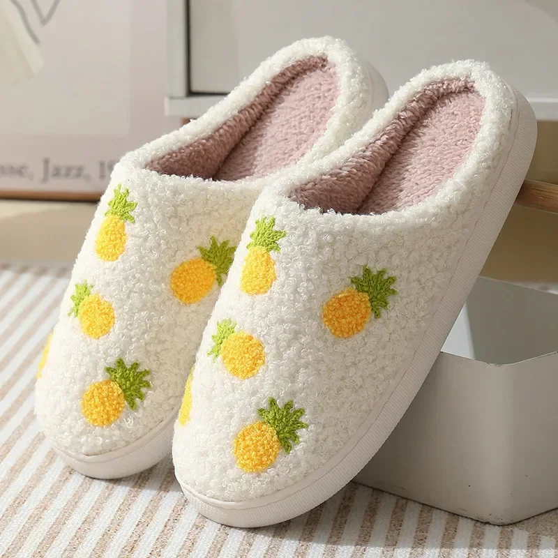 Damen Hausschuhe Pantoffeln Winterschuhe Plüsch Samt Slippers Wärme Gefütterte