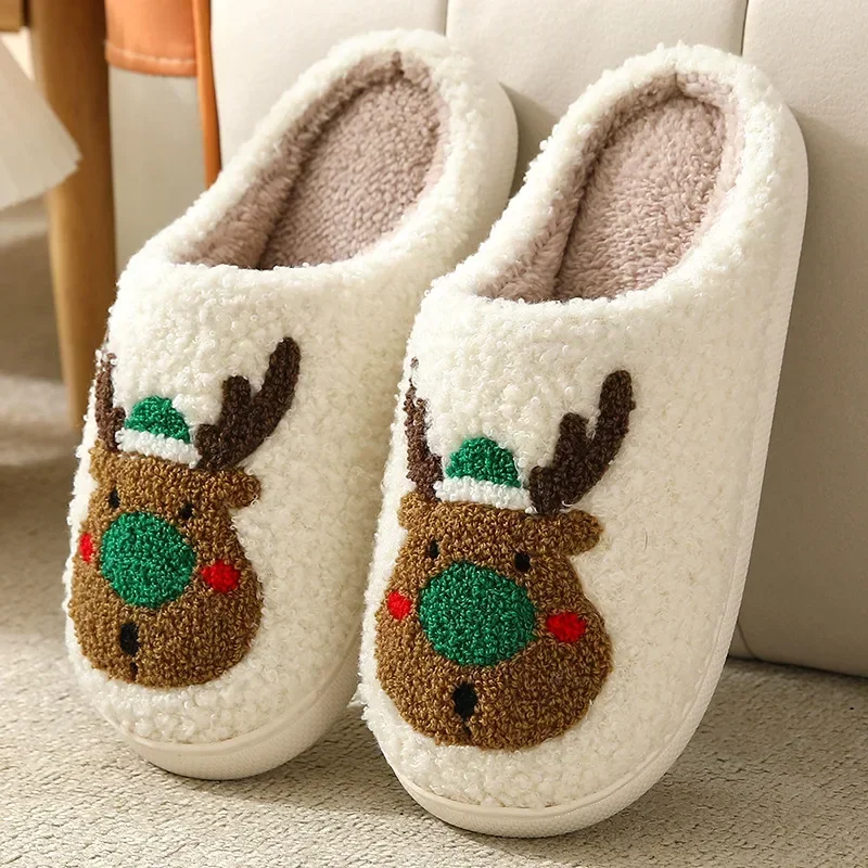 Damen Hausschuhe Pantoffeln Winterschuhe Plüsch Samt Slippers Wärme Gefütterte