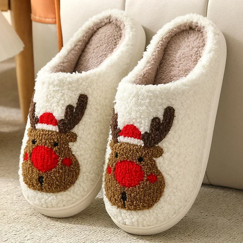 Damen Hausschuhe Pantoffeln Winterschuhe Plüsch Samt Slippers Wärme Gefütterte