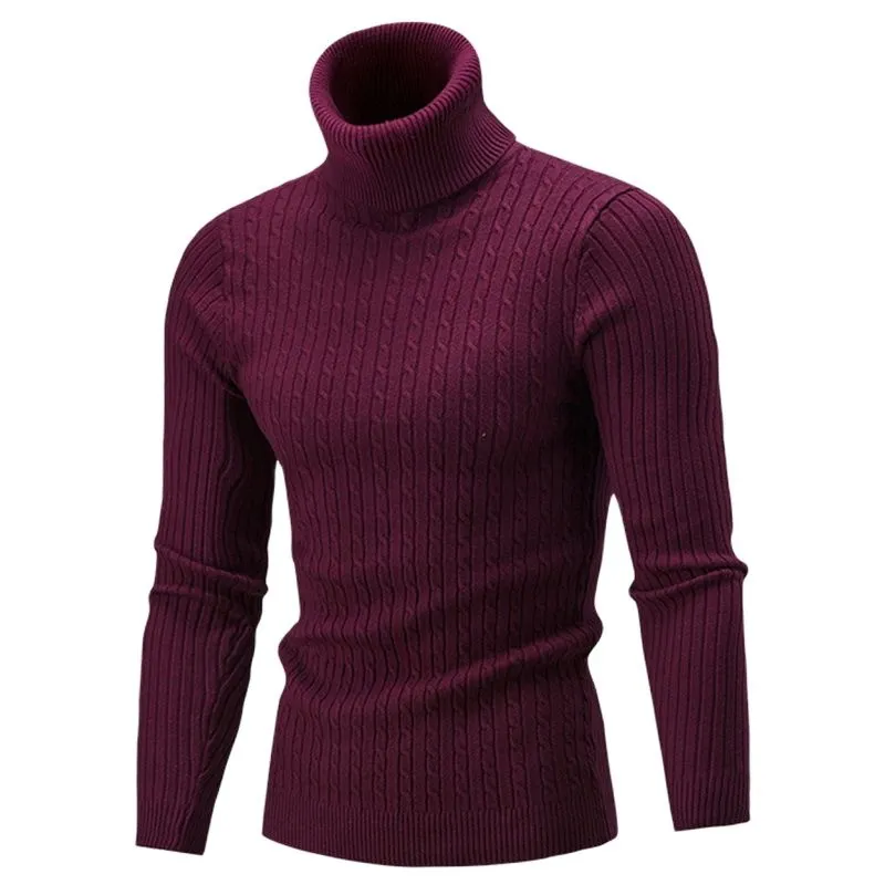 Herren Rollkragen Pullover Sweatshirt Pulli Zipper Sweater Shirt Langarmshirt