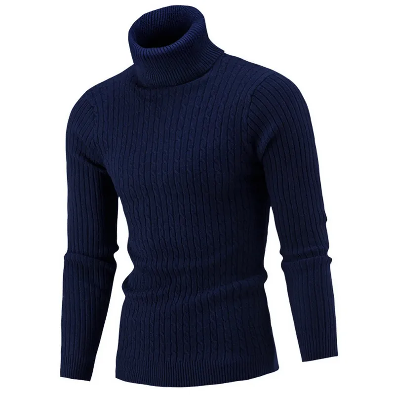 Herren Rollkragen Pullover Sweatshirt Pulli Zipper Sweater Shirt Langarmshirt