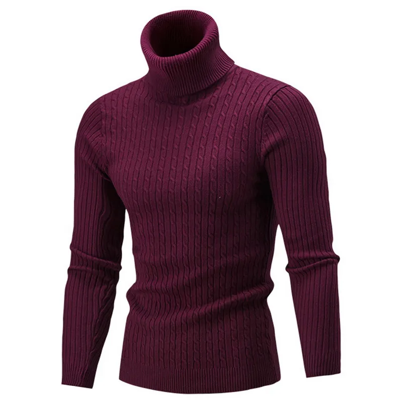 Herren Rollkragen Pullover Sweatshirt Pulli Zipper Sweater Shirt Langarmshirt