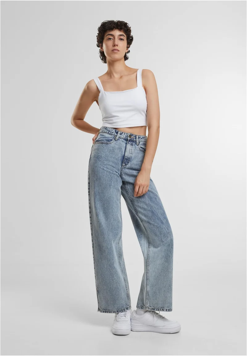 UC Wide Leg Slit Denim