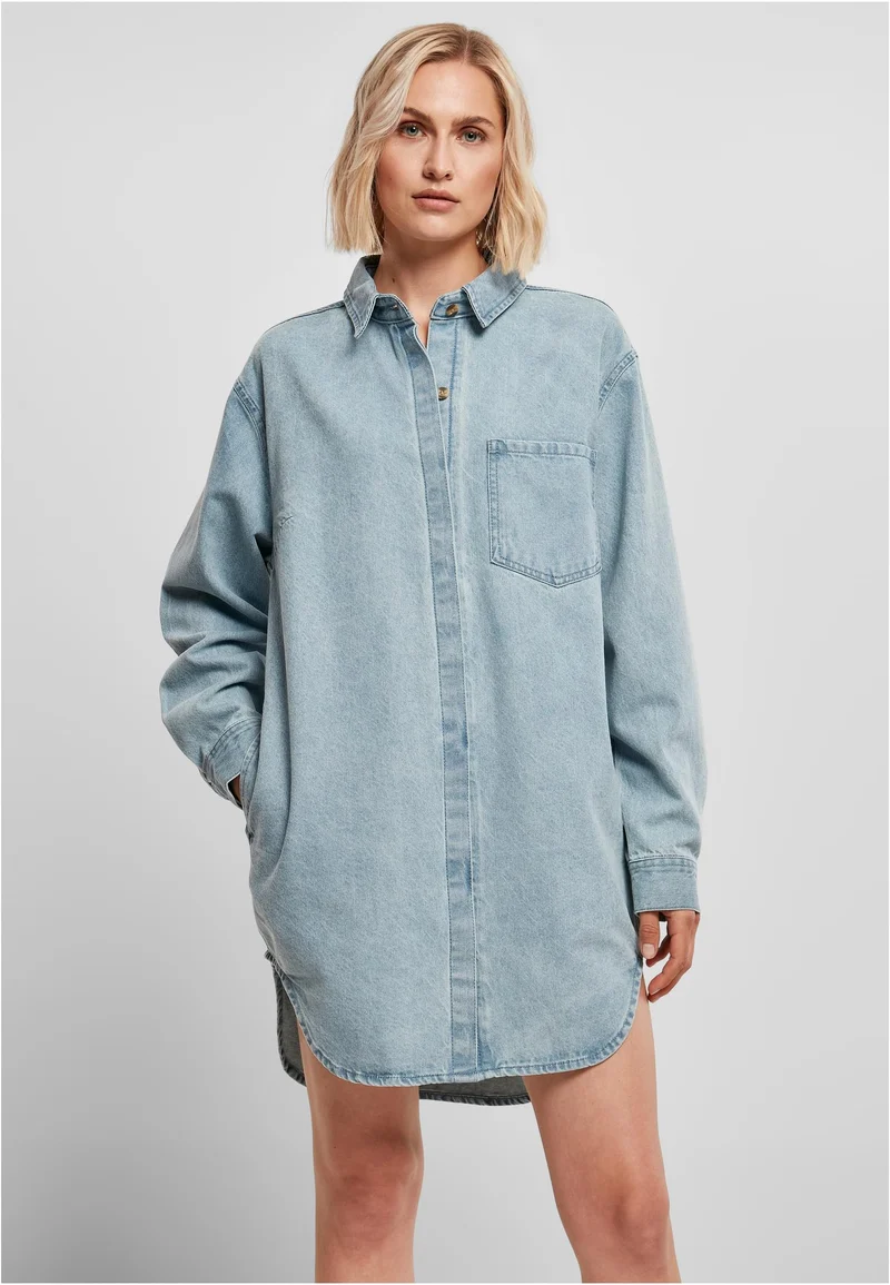UC Oversized Denim Shirt Dress