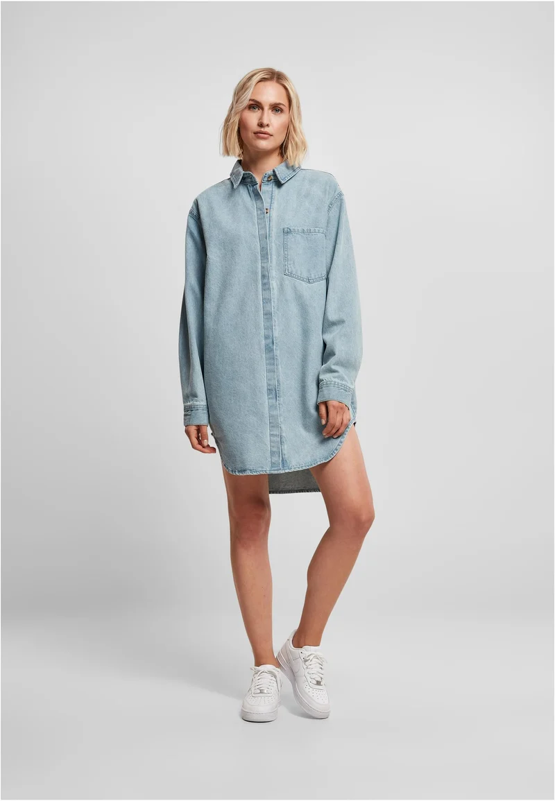 UC Oversized Denim Shirt Dress