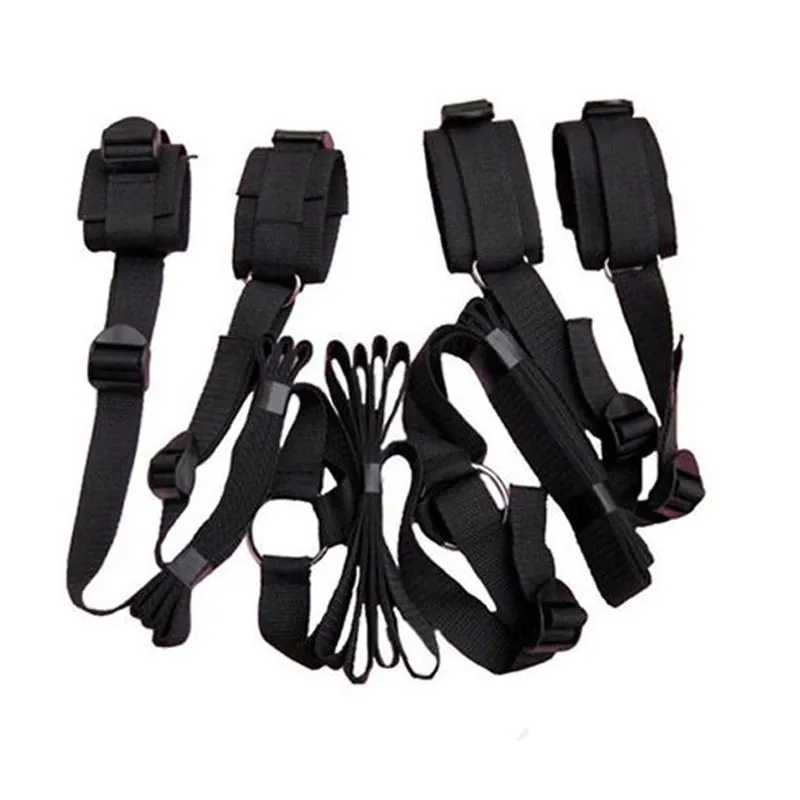 BDSM Bondage Set Fesselset SM Peitsche Halsband Handschellen Sexspielzeug