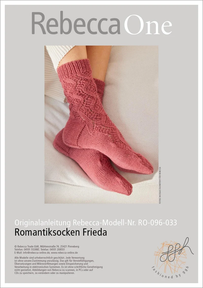 Anleitung - Romantiksocken Frieda