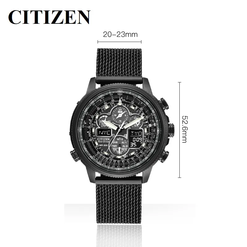 Herren Armbanduhr Silber Schwarz Edelstahl Quarzuhr Luxus Chronograph Business