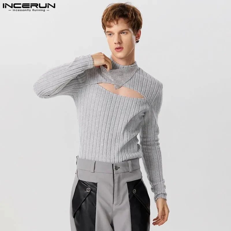 Fetisch Fashion Männer Sexy Bodysuits Herren Body Shirts Hemd Transparent Club