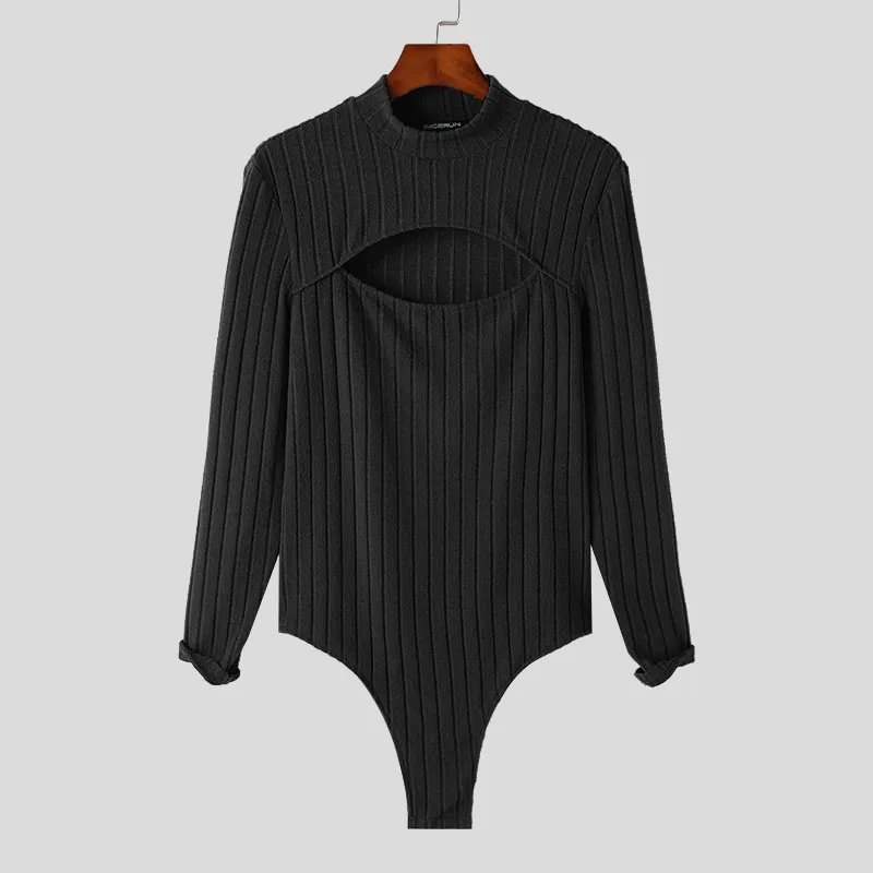 Fetisch Fashion Männer Sexy Bodysuits Herren Body Shirts Hemd Transparent Club