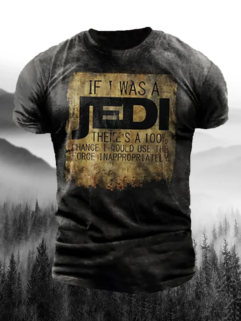 Herren Fashion Vintage 3D T-Shirt Rundhals Unisex Sommer Streetwear