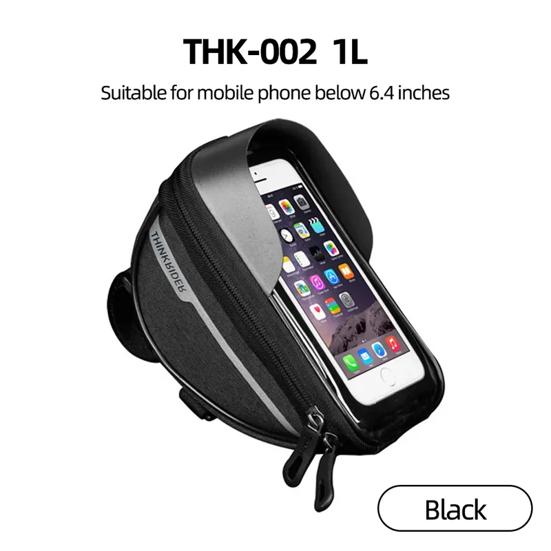 Fahrradtasche Wasserdicht Rahmentasche Oberrohrtasche 7,0'' Handyhalter