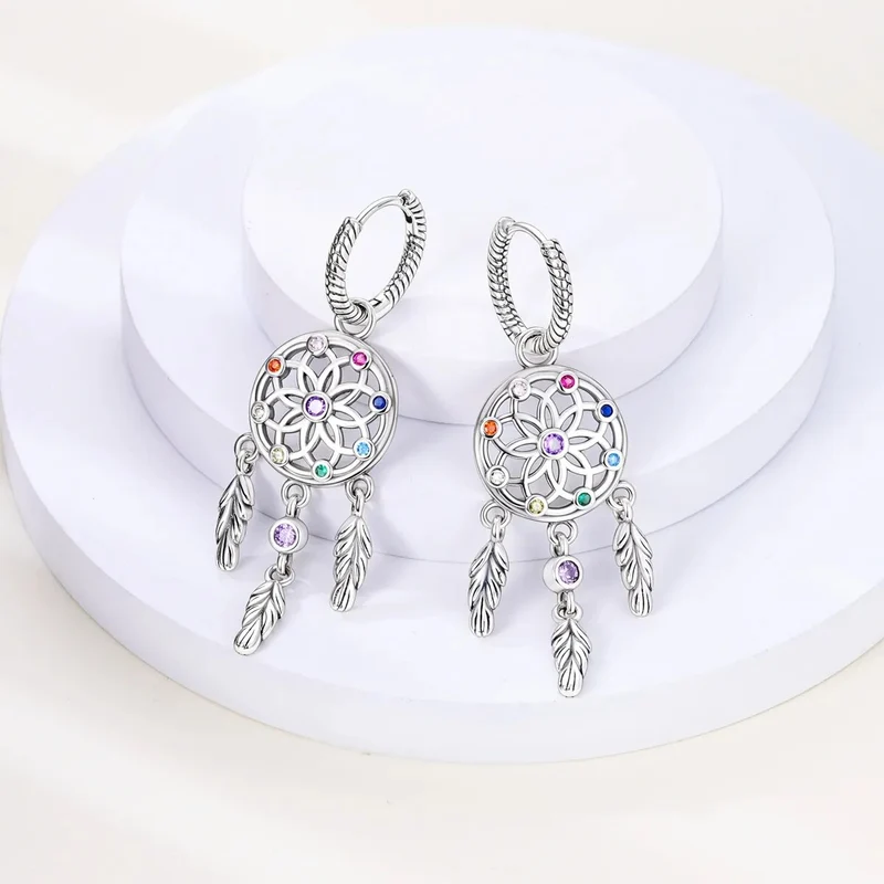 1 Paar Creolen aus 925 sterling Silber Ohrringe Ohrschmuck Zirkonia Ohrstecker