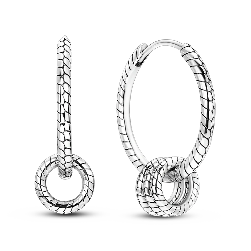 1 Paar Creolen aus 925 sterling Silber Ohrringe Ohrschmuck Zirkonia Ohrstecker