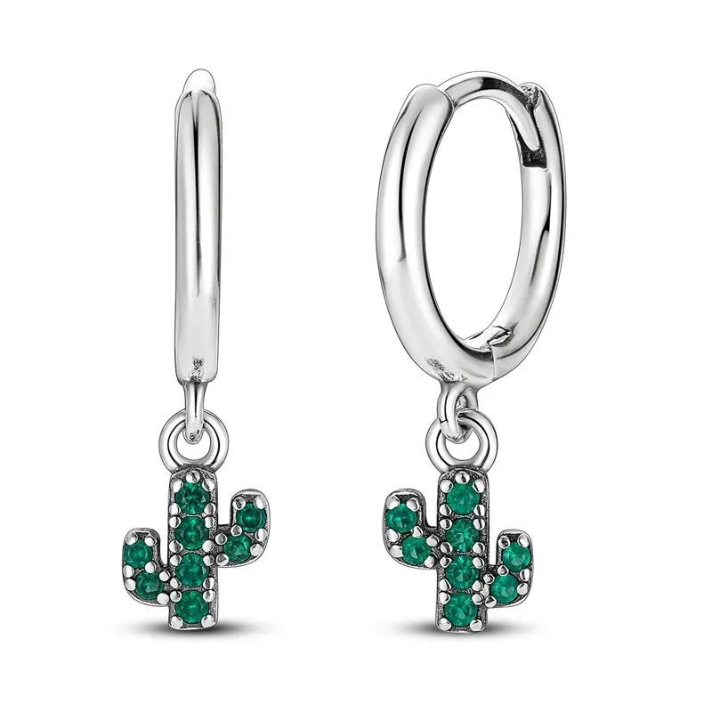 1 Paar Creolen aus 925 sterling Silber Ohrringe Ohrschmuck Zirkonia Ohrstecker