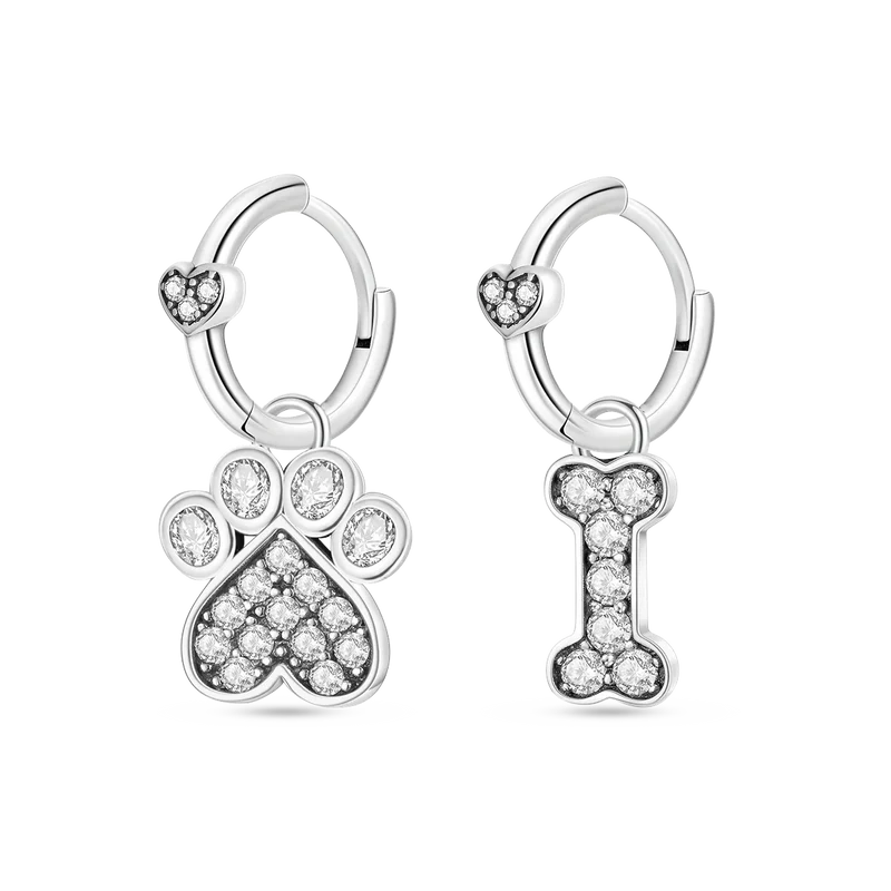 1 Paar Creolen aus 925 sterling Silber Ohrringe Ohrschmuck Zirkonia Ohrstecker