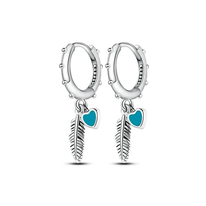 1 Paar Creolen aus 925 sterling Silber Ohrringe Ohrschmuck Zirkonia Ohrstecker