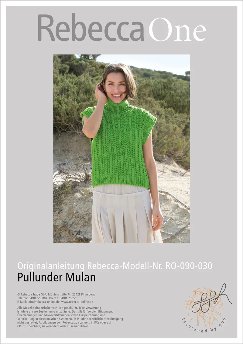 Anleitung - Pullunder Mulan