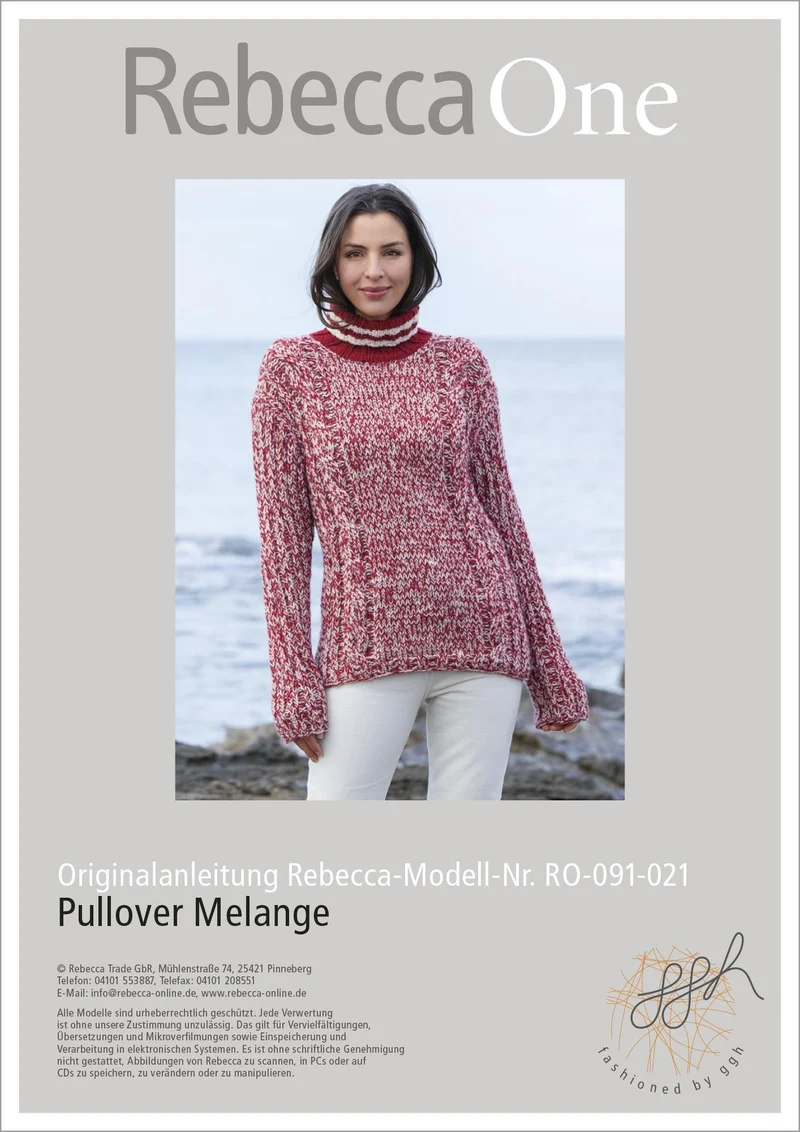 Anleitung - Pullover Melange