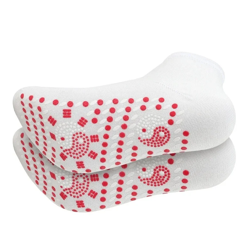5 Selbsterwärmende Turmalin-Magnet Socken Therapie Magnetfeldtherapie Fußmassage