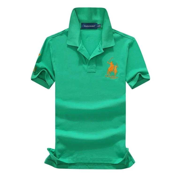Herren Poloshirt POLO Shirt Zip Kontrast Kragen Kurzarm Slim Fit Hemd Polohemd
