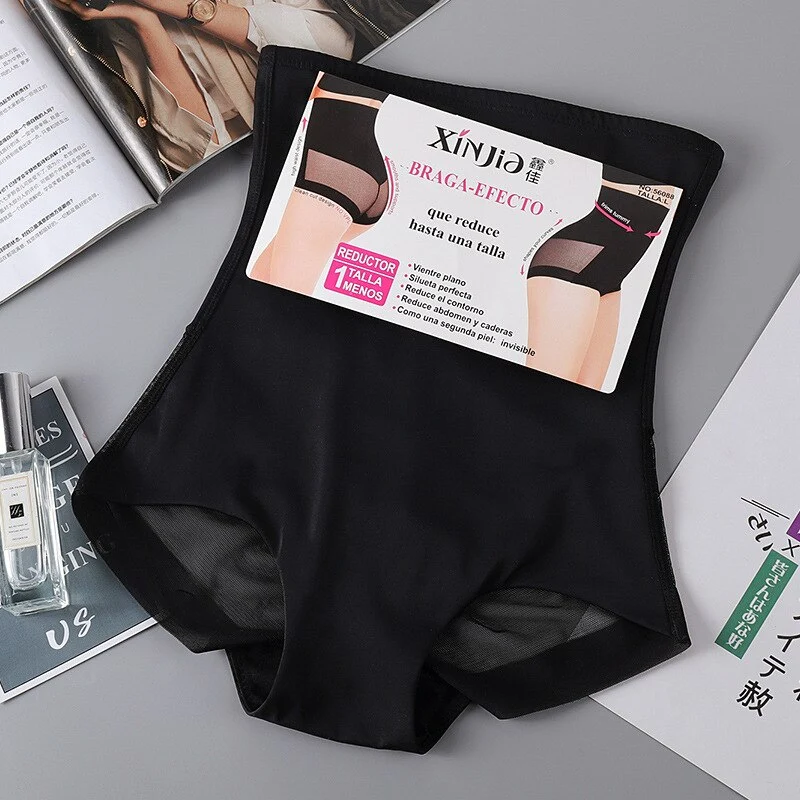 Damen Figurform Bauchweg Miederhose Hohe Taille Miederslip Shapewear Bodyshaper