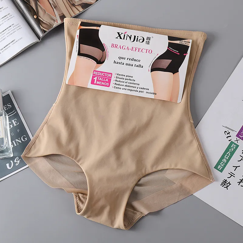 Damen Figurform Bauchweg Miederhose Hohe Taille Miederslip Shapewear Bodyshaper