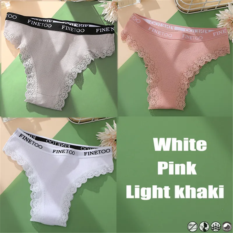 3Stk Frauen Spitze Tanga Höschen Sexy Schlüpfer Slip Dessous Unterwäsche