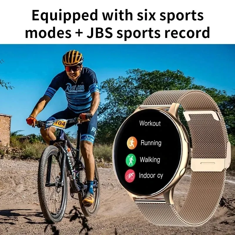 Frauen Smart Watch Männer Farbdisplay Full Touch Fitness Tracker Bluetooth Damen