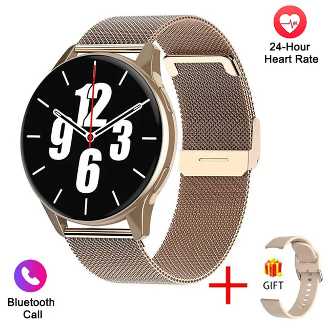 Frauen Smart Watch Männer Farbdisplay Full Touch Fitness Tracker Bluetooth Damen